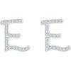 imageBriLove 925 Sterling Silver Cubic Zirconia Alphabet Initial Stud Earrings Jewelry Gifts for Women Valentines DayE