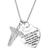 imageBriLove Gifts for Mom 925 Sterling Silver Necklace Women Caduceus Angel Nursing Themed Pendant Mothers DayValentines DayBirthdayChristmasAnniversary925 Sterling Silver