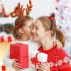 imageBriLove Christmas Earrings Beaded Star Layered Fringe Thread Chandelier Dangle Tassel Earring for Women White