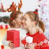 imageBriLove Christmas Earrings Sparkling Snowflake Red Santa Claus Bell Hat Green Xmas Shoes Dangle Earring for Women Party