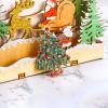 imageBriLove Womens Christmas Tree Brooch Xmas Crystal Pin Costume GiftGoldTone