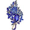 Blue Gold-Tone