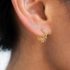 imageBriLove 14K Gold Plated Hoop Earrings for Women Mom 925 Sterling Silver Twist Huggie Hoops Gifts for Daily WearMothers DayValentines DayBirthdayChristmasAnniversary