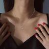 imageBriLove 925 Sterling Silver CZ Dainty Good Luck Mothers Day Elephant Heart Pendant Necklace Gift for WomenClear SilverTone