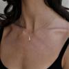 imageBriLove Dainty Cute 925 Sterling Silver Cat Pendant Necklaces Gift for Women Cat Lovers BirthdayAnniversaryChristmasClear SilverTone