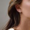 imageBriLove Dainty Simple 925 Sterling Silver Stud Earrings for WomenClassic HeartCelticButterfly Jewelry Gifts for Birthday Anniversary01Stud Heart