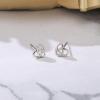 imageBriLove Dainty Simple 925 Sterling Silver Stud Earrings for WomenClassic HeartCelticButterfly Jewelry Gifts for Birthday Anniversary03Celtic Heart