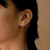 imageBriLove Dainty Simple 925 Sterling Silver Stud Earrings for WomenClassic HeartCelticButterfly Jewelry Gifts for Birthday Anniversary04Celtic Knot