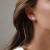 imageBriLove Dainty Simple 925 Sterling Silver Stud Earrings for WomenClassic HeartCelticButterfly Jewelry Gifts for Birthday Anniversary07Butterfly Clear