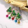 imageBriLove Womens Christmas Tree Bell Brooch Xmas Enamel Pin Gifts for Holiday