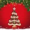 imageBriLove Womens Crystal Rhinestone WaveShape Star Merry Christmas Tree Brooch Pin Multicolor GoldToned
