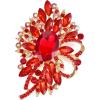 Ruby Color Gold-Tone