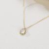 imageBriLove 925 Sterling Silver Nature Stone Minimalistic Moonstone Opal Agate Choker Pendant Necklace Gift for Women BirthdayMothers DayValentines DayChristmasOval Moonstone
