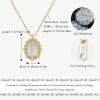 imageBriLove 925 Sterling Silver Nature Stone Minimalistic Moonstone Opal Agate Choker Pendant Necklace Gift for Women BirthdayMothers DayValentines DayChristmasOval Moonstone