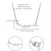 imageBriLove Mama Necklace 925 Sterling Silver Mom Necklace for Women Dainty Mother Jewelry Cute Pendant Necklaces Gift for Mothers DayBirthdayValentines DayChristmasClear SilverTone
