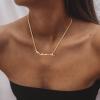 imageBriLove Mama Necklace 925 Sterling Silver Mom Necklace for Women Dainty Mother Jewelry Cute Pendant Necklaces Gift for Mothers DayBirthdayValentines DayChristmasClear GoldTone