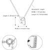 imageBriLove Personalized 925 Sterling Silver Dainty Small Tiny Initial Heart Pendant Choker Necklace Gift for Women Mothers DayValentines DayBirthdayChristmasAnniversaryAInitial G