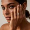 imageBriLove Womens 925 Sterling Silver Cubic Zirconia Dainty Butterfly Adjustable Statement Ring Jewelry Gifts for Valentines DayBirthdayAnniversaryClear SilverTone
