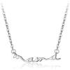 imageBriLove Mama Necklace 925 Sterling Silver Mom Necklace for Women Dainty Mother Jewelry Cute Pendant Necklaces Gift for Mothers DayBirthdayValentines DayChristmasClear SilverTone