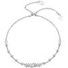 imageBriLove Mothers Day 925 Sterling Silver Mom Bracelet for Women Dainty Mother Jewelry Cute Link Bracelets Gift for BirthdayChristmasClear SilverTone