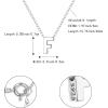 imageBriLove Personalized 925 Sterling Silver Dainty Small Tiny Initial Heart Pendant Choker Necklace Gift for Women Mothers DayValentines DayBirthdayChristmasAnniversaryAInitial F