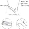 imageBriLove 925 Sterling Silver Necklace Gifts for Mom Women Constellation Zodiac 12 Horoscope Astrology CZ Pendant Mothers DayValentines DayBirthdayChristmasAnniversaryLeo  Full Ver