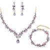 Light Purple Gold-Tone