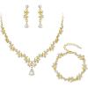 Clear Gold-Tone
