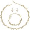 Clear Gold-Tone