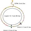 imageBriLove Baroque Freshwater Cultured Pearl Necklace for Women Gorgeous Elegant Real Pearls Choker Strand Necklaces for Wedding Outfit Party Prom GiftRainbow Beaded