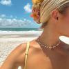 imageBriLove Baroque Freshwater Cultured Pearl Necklace for Women Gorgeous Elegant Real Pearls Choker Strand Necklaces for Wedding Outfit Party Prom GiftTurquoise