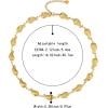 imageBriLove Bohemian Boho Handmade Water Drop Shape Chunky Lightweight Collar Necklace for Women Summer Beach Accessories