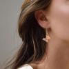 imageBriLove Gorgeous Sparkly Rhinestone Butterfly Statement Dangle Drop Earrings for Women Wedding Summer Beach Party Prom Jewelry AccessoriesChampagne GoldTone