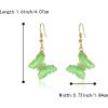 imageBriLove Gorgeous Sparkly Rhinestone Butterfly Statement Dangle Drop Earrings for Women Wedding Summer Beach Party Prom Jewelry AccessoriesLight Green GoldTone