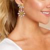 imageBriLove Daisy Flower Stud EarringsCute Chrysanthemum Sun Floral Drop Dangle Earring for Women Summer Jewelry AccessoriesYellow GoldTone