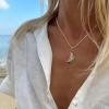 imageBriLove Fashion Funny Watermelon Fruit Pendant Necklace for WomenShiny Rhinestone Enamel Trendy Choker Jewelry Gift Christmas Birthday Daily WearPink