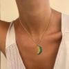 imageBriLove Fashion Funny Watermelon Fruit Pendant Necklace for WomenShiny Rhinestone Enamel Trendy Choker Jewelry Gift Christmas Birthday Daily WearYellow