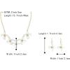 imageBriLove Flower Collar Necklace Shiny Floral Summer Beach Statement Bib Necklaces Hook Earrings for Women Costume Prom JewelryClear GoldTone