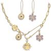 Light Purple Gold-Tone