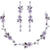 Purple Silver-Tone