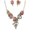 Red Antique-Gold-Toned