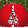 imageBriLove Womens Crystal Rhinestone FlowerShape Star Merry Christmas Tree Brooch Pin Multicolor SilverTone