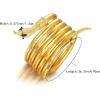 imageBriLove Bendable Flexible Snake Bracelet for Women Adjustable Punk Choker Necklace Hollween Party JewelryGold