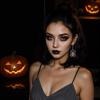imageBriLove Halloween Dangle Earrings Spiders Animal Crystal Rhinestone Gothic Tarantula Earrings for Women Party PromGrey SilverTone