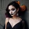 imageBriLove Halloween Dangle Earrings Spiders Animal Crystal Rhinestone Gothic Tarantula Earrings for Women Party PromGrey SilverTone