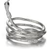 imageBriLove Bendable Flexible Snake Bracelet for Women Adjustable Punk Choker Necklace Hollween Party JewelryClear