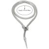 imageBriLove Gothic Punk Flexible Snake Choker Strand Necklace for Costume Shiny Rhinestones Halloween Adjustable Body Waist Chains Jewelry Women Party Accessories01Clear SilverTone