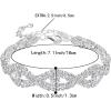 imageBriLove Wedding Bridal Bracelet for Women Crystal Infinity Tennis Bracelets