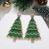imageBriLove Christmas Tree Earrings for WomenShiny Winter Party 5 Layer Rhinestones Dangle Drop Earring for Xmas Festival Decor Holiday Party Jewelry GiftMulticolor GoldTone