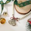 imageBriLove Christmas Tree Winter Snowflakes Jingle Bell Statement Chunky Chain Collar Necklace Xmas Holiday Party Jewelry Gift for WomenJingle Bell
